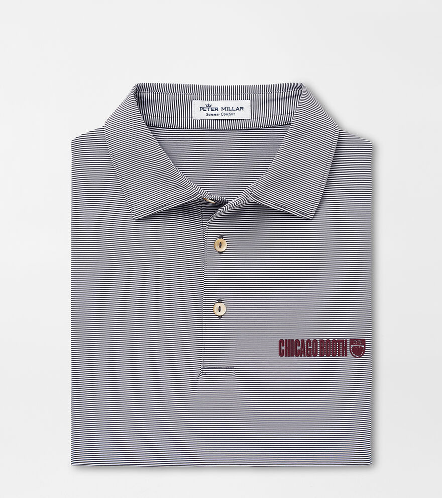 Chicago Booth Jubilee Stripe Performance Polo image number 1
