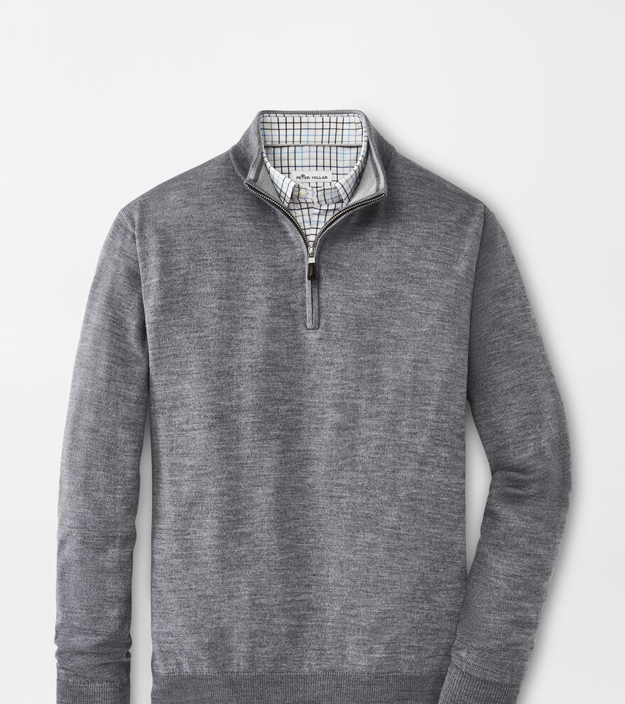 Crown Soft Merino-Silk Quarter-Zip image number 1