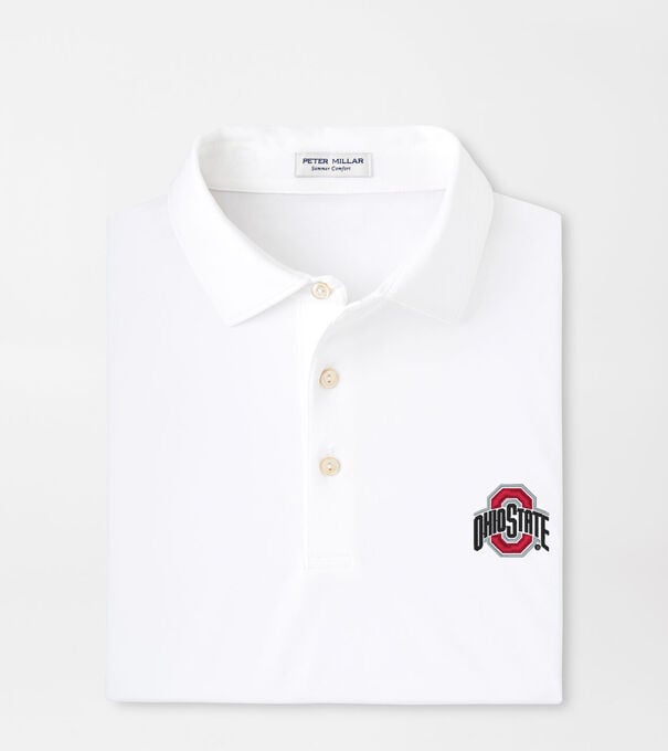 Ohio State Solid Performance Jersey Polo