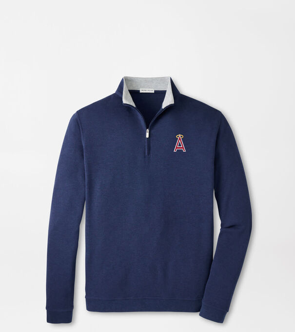 Cooperstown Los Angeles Angels Crown Comfort Quarter-Zip Pullover