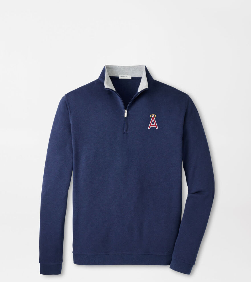 Cooperstown Los Angeles Angels Crown Comfort Quarter-Zip Pullover