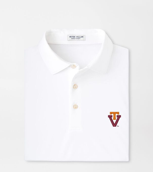 Virginia Tech Vault Solid Performance Jersey Polo