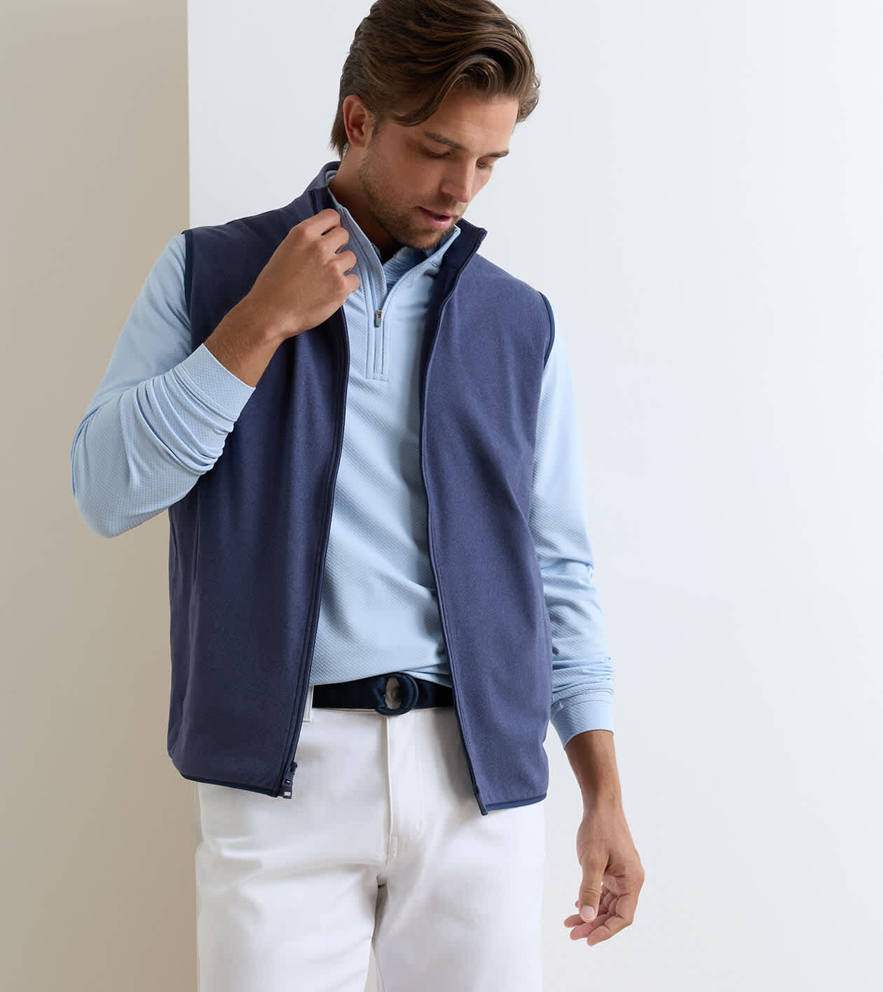 【極美品】PETER MILLAR リバーシブル フリースベスト L 高級ウェア Holdridge Quilted Vest | Men's Vests | Peter Millar