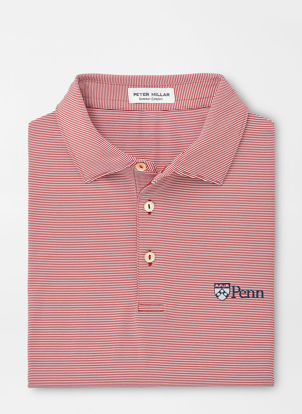 UPenn Jubilee Stripe Performance Polo | Men's Collegiate Apparel