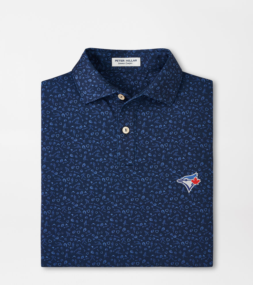 Toronto Blue Jays Youth Batter Up Performance Jersey Polo image number 1
