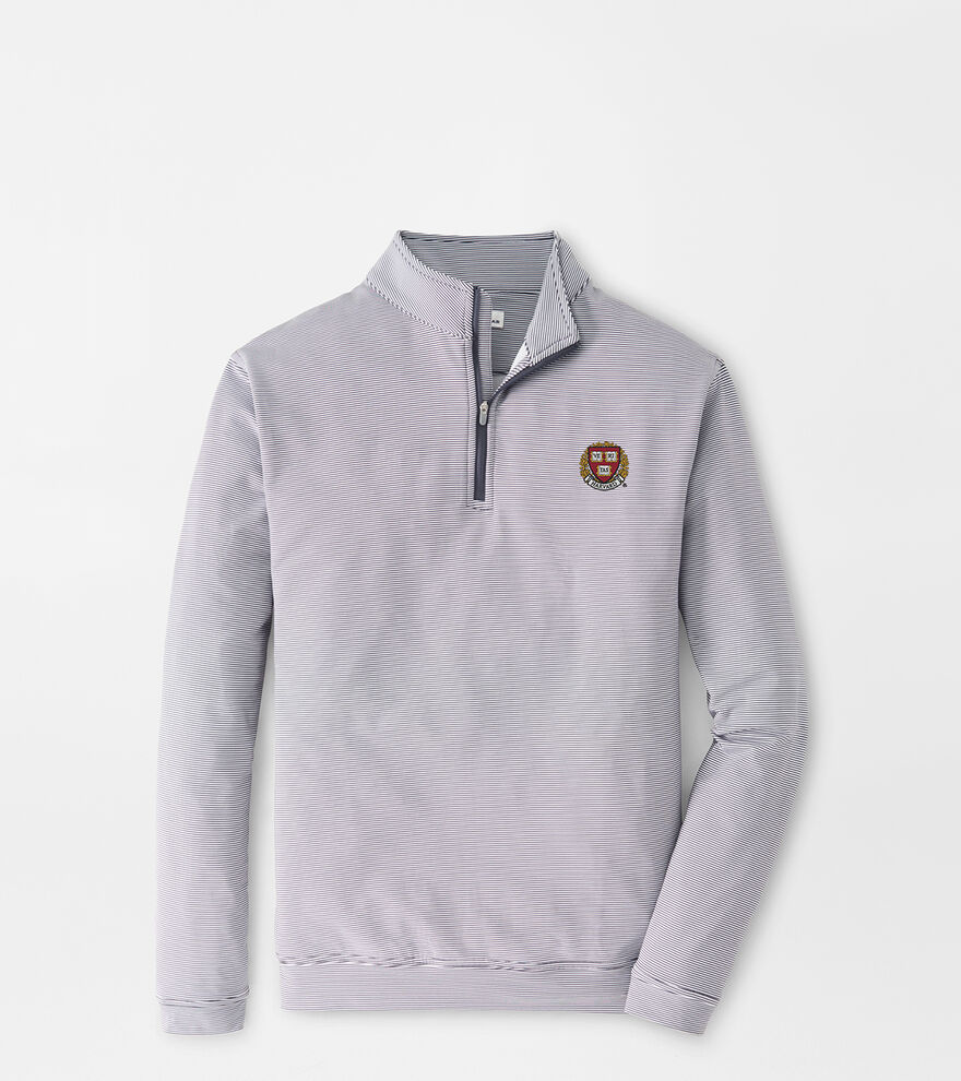 Harvard Perth Sugar Stripe Performance Quarter-Zip image number 1