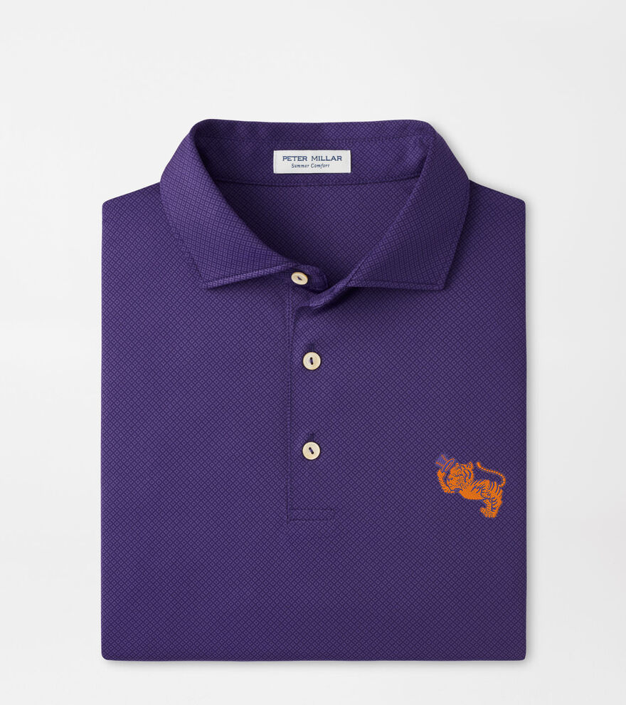 Clemson Vault Hugo Performance Jersey Polo image number 1