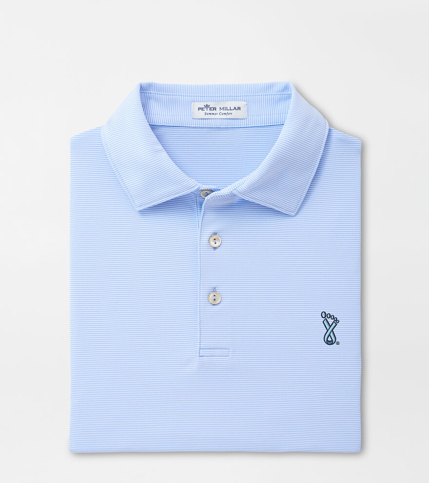 UNC Lineberger Cancer Center Jubilee Stripe Performance Polo image number 1