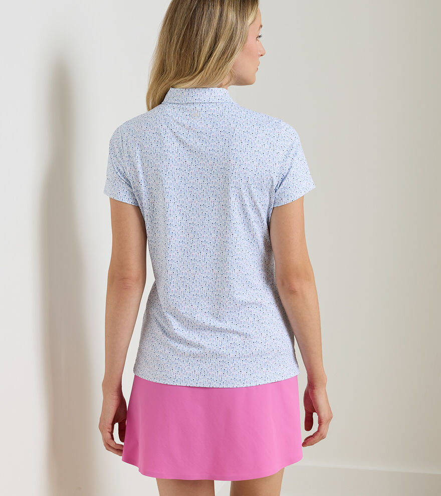 Fairway Frills Short Sleeve Jersey Polo image number 3