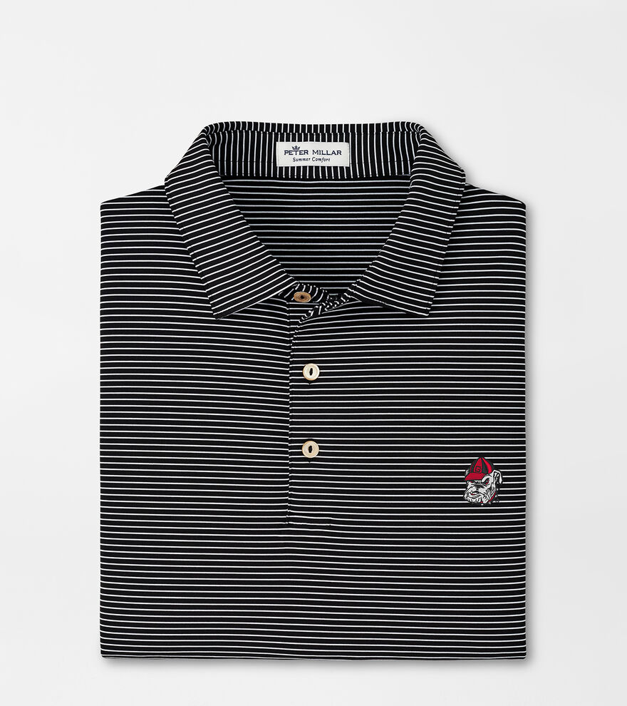 Georgia Bulldog Head Marlin Performance Jersey Polo image number 1