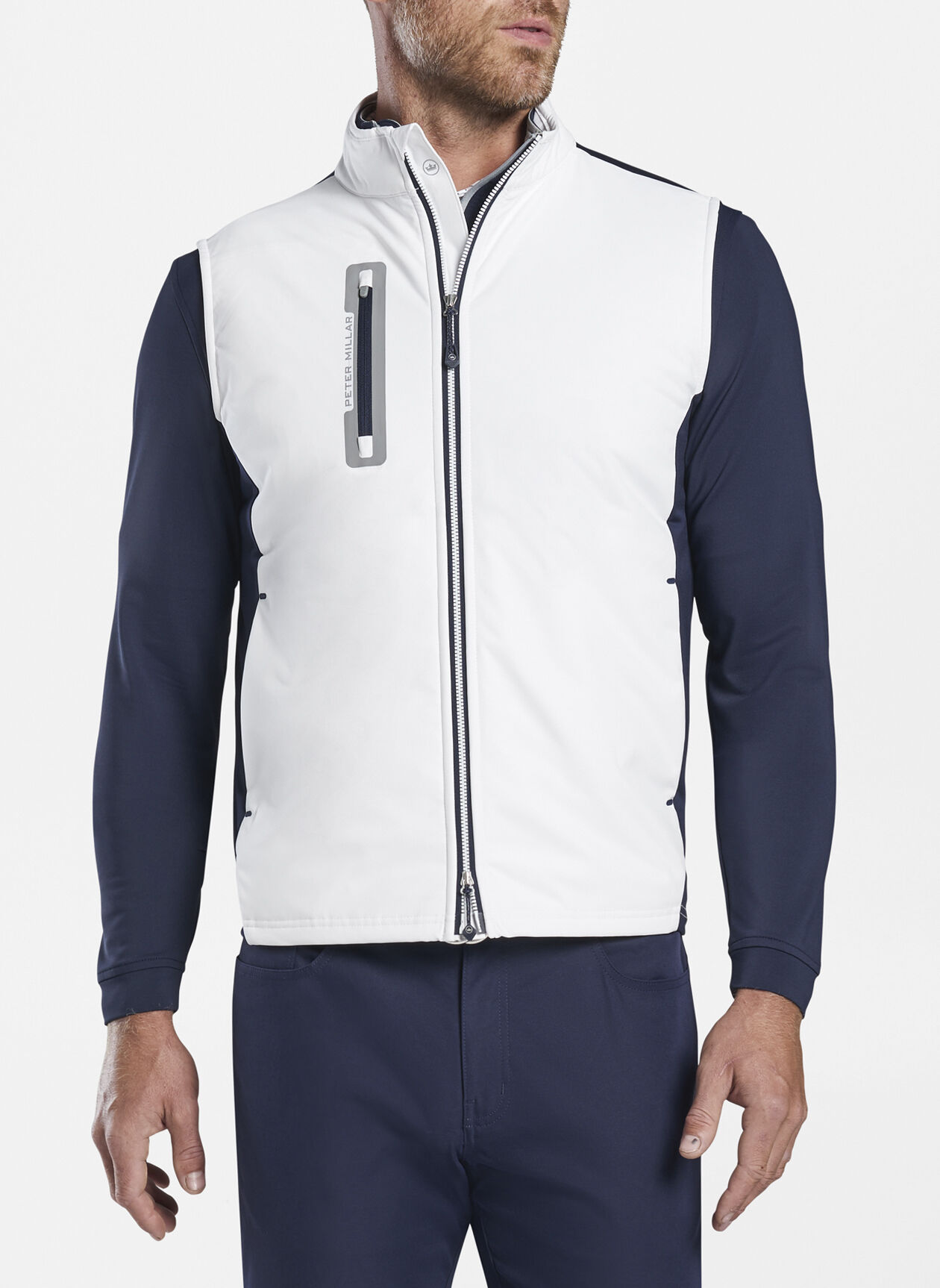 Colorblock Hyperlight Fuse Hybrid Vest Men's Vests Peter Millar
