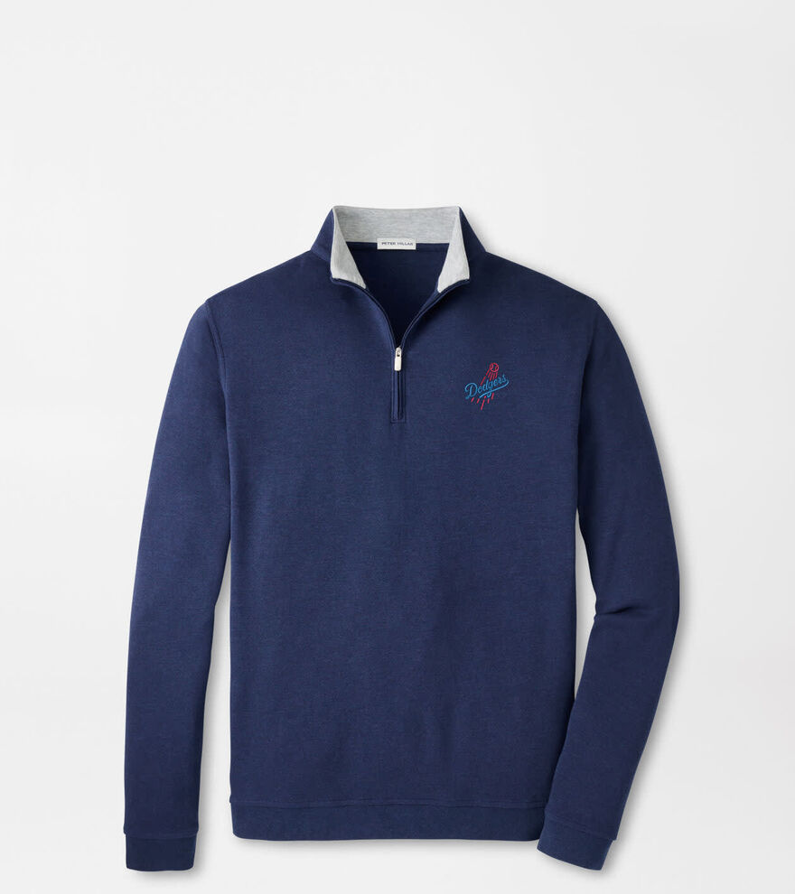 Cooperstown Los Angeles Dodgers Crown Comfort Quarter-Zip Pullover