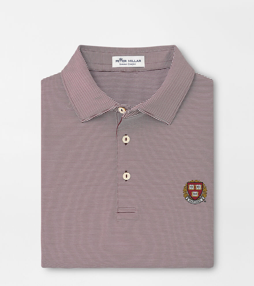 Harvard Jubilee Stripe Performance Polo image number 1