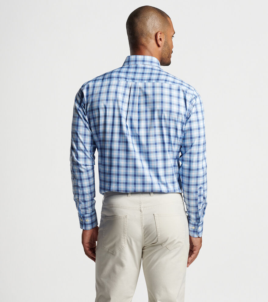 Blue Hill Crown Lite Cotton-Stretch Sport Shirt image number 3