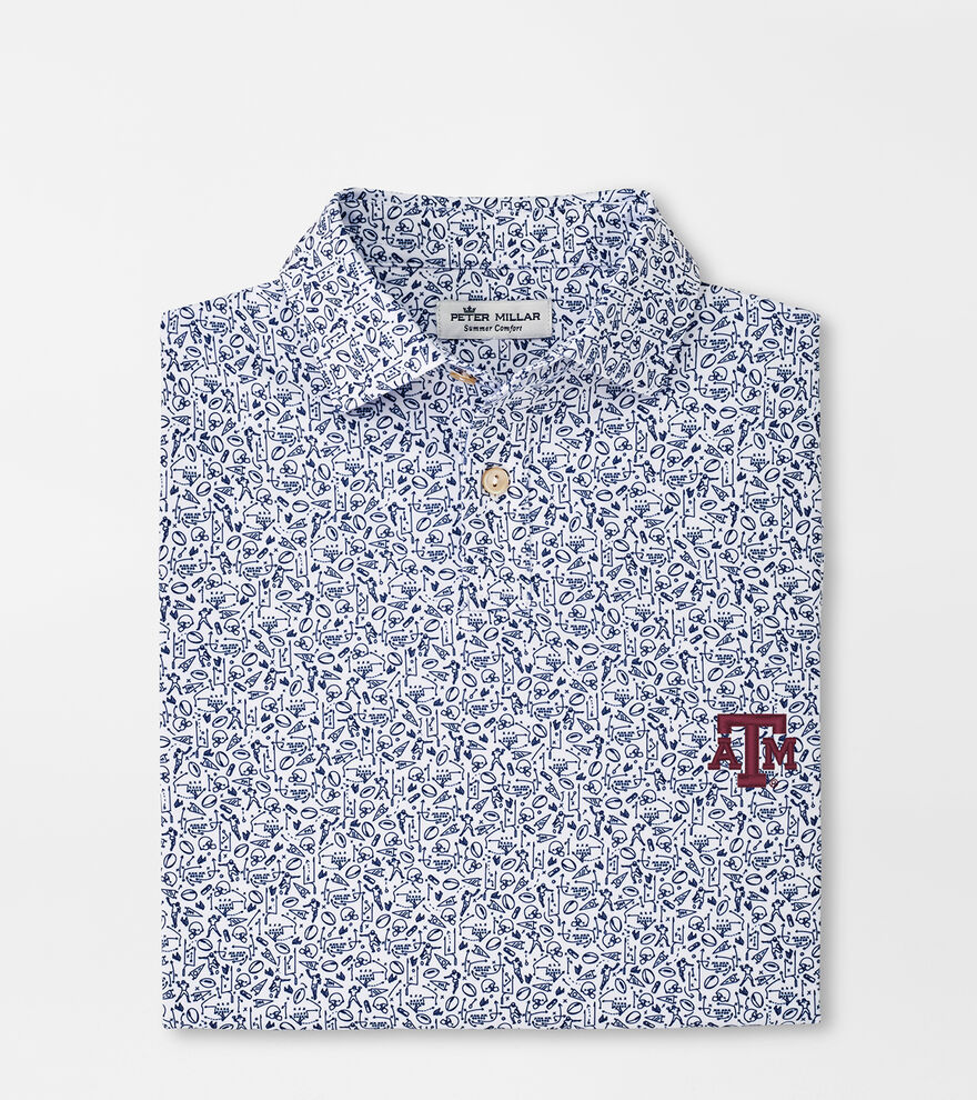 Texas A&M Youth Performance Jersey Polo image number 1
