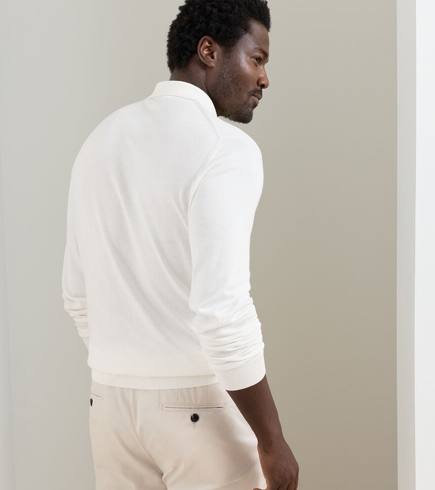 Mariner Sea Island Cotton Sweater Polo image number 3