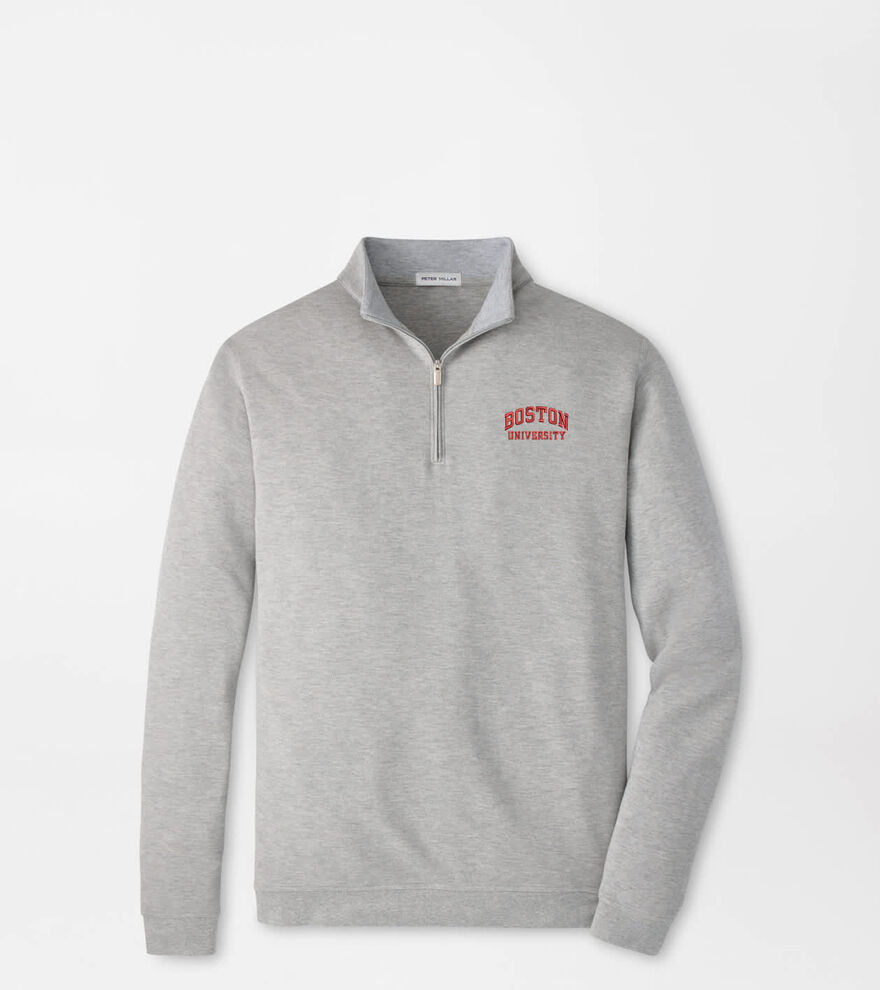 Boston University Crown Comfort Quarter-Zip Pullover