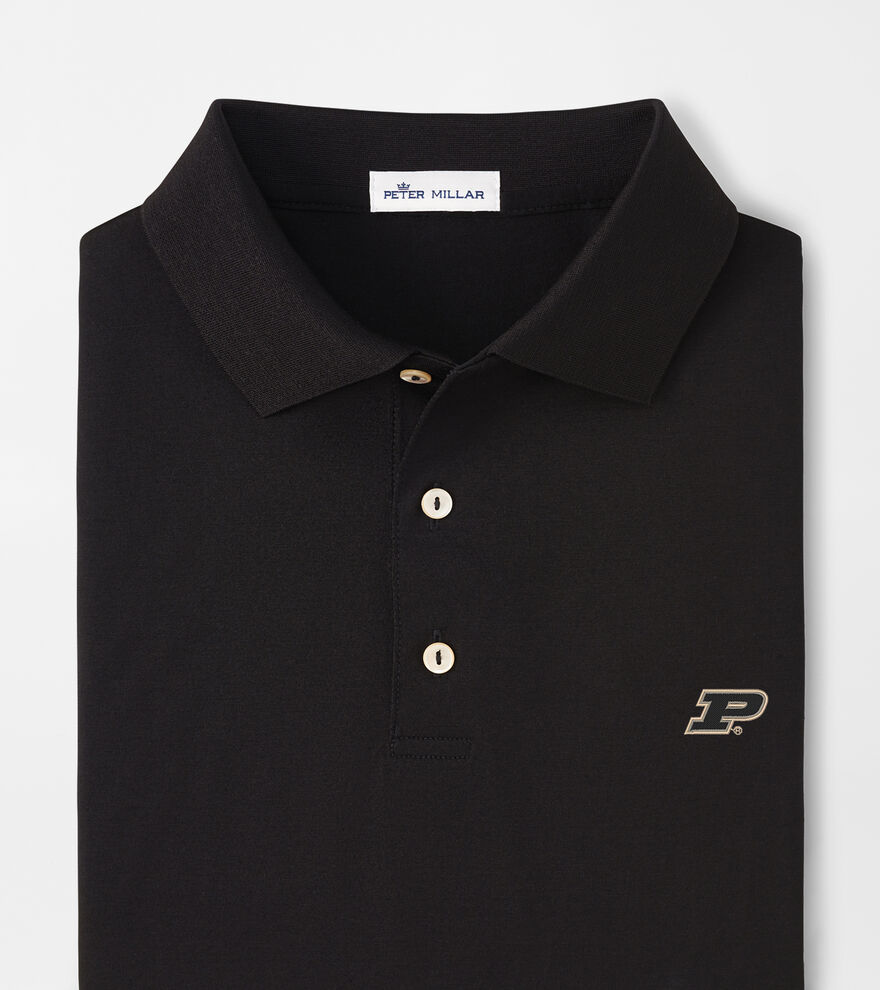 Purdue Solid Cotton Polo
