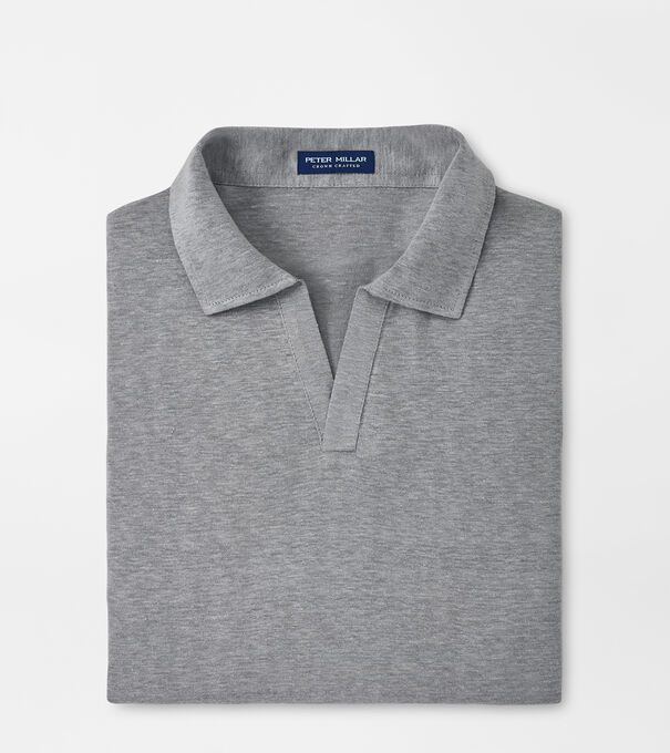 Coastline Short Sleeve Linen Riviera Collar Polo