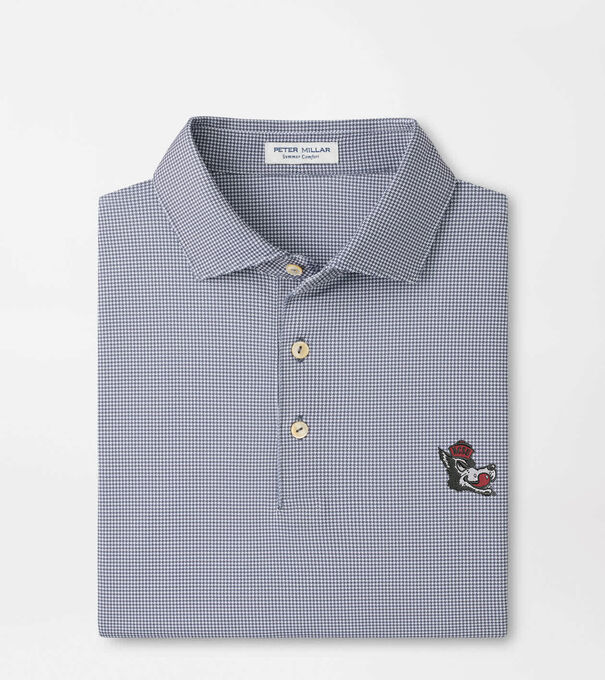 NC State Vault Border Performance Jersey Polo