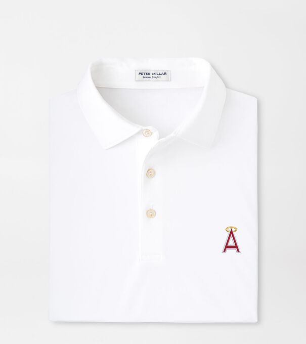 Cooperstown Los Angeles Angels Solid Performance Jersey Polo