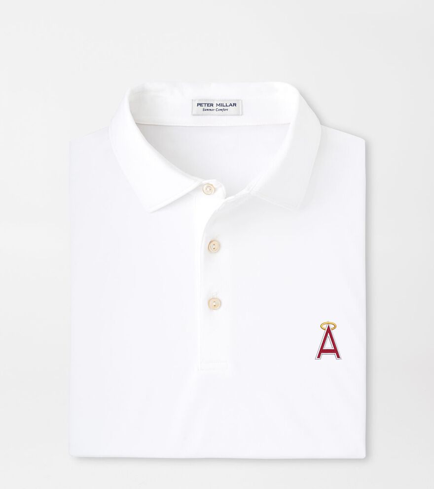 Cooperstown Los Angeles Angels Solid Performance Jersey Polo