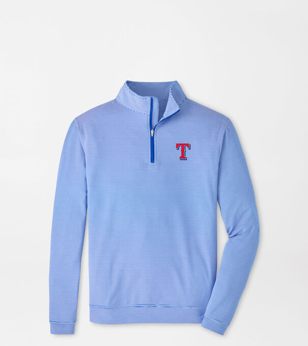 Texas Rangers Perth Sugar Stripe Performance Quarter-Zip