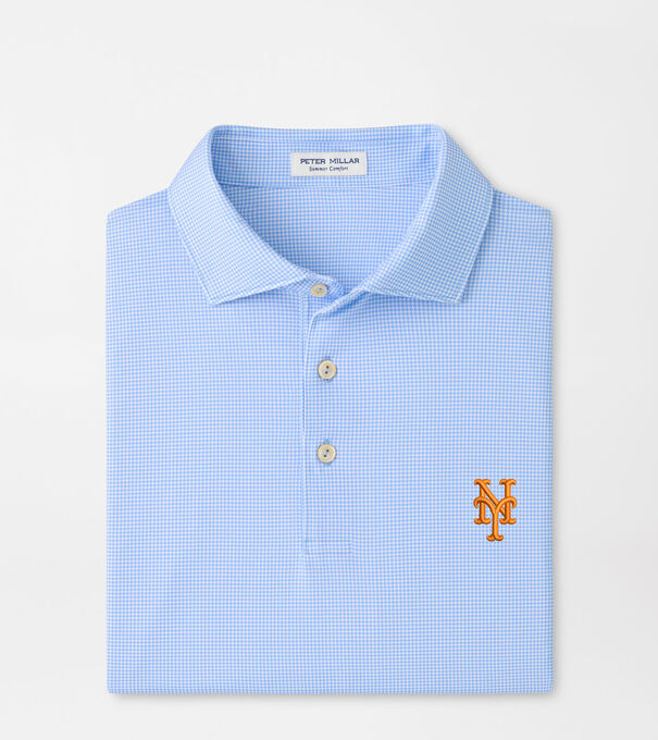 New York Mets Border Performance Jersey Polo
