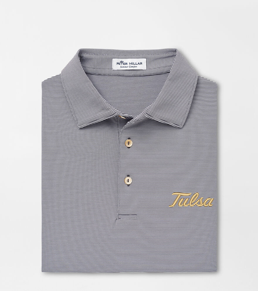 Tulsa Jubilee Stripe Performance Polo image number 1