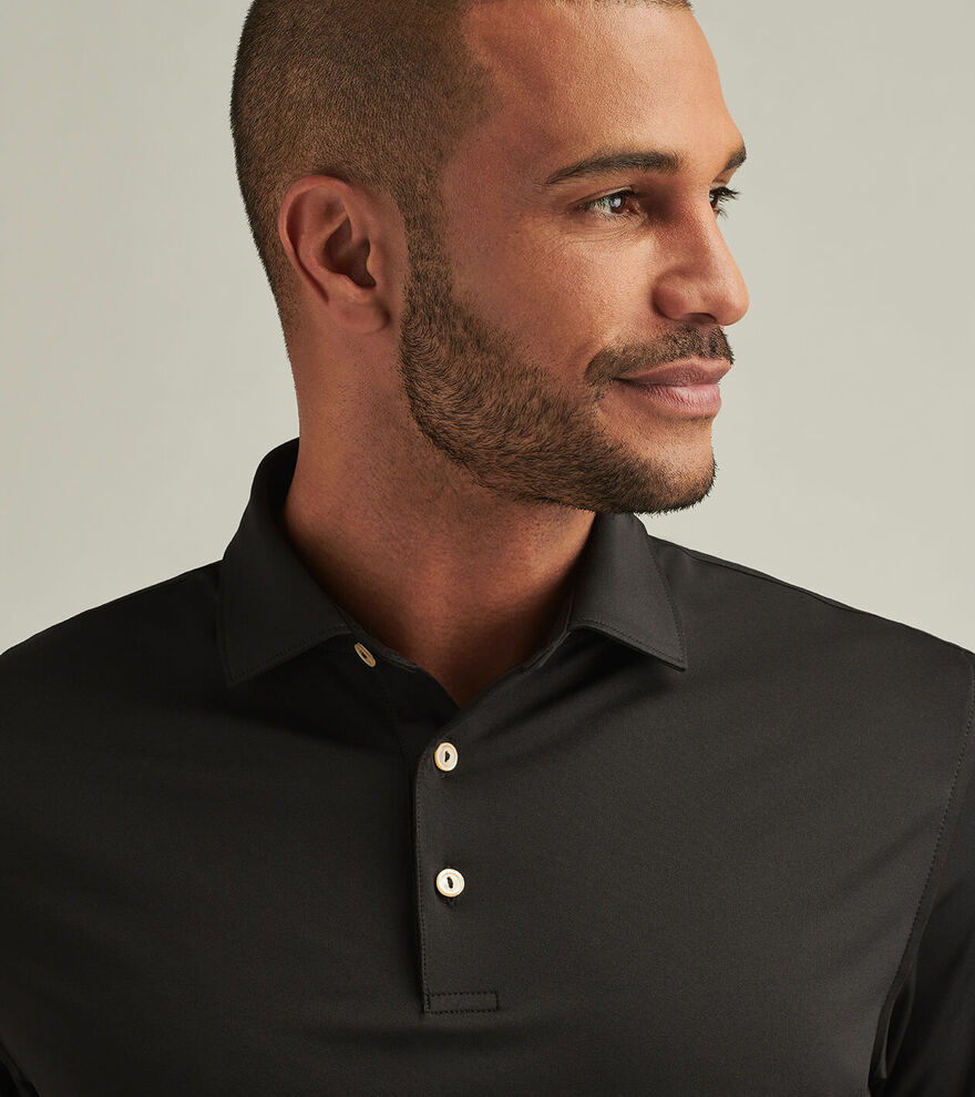 Solid Performance Jersey Polo (Sean SelfCollar) Men's Polo Shirts