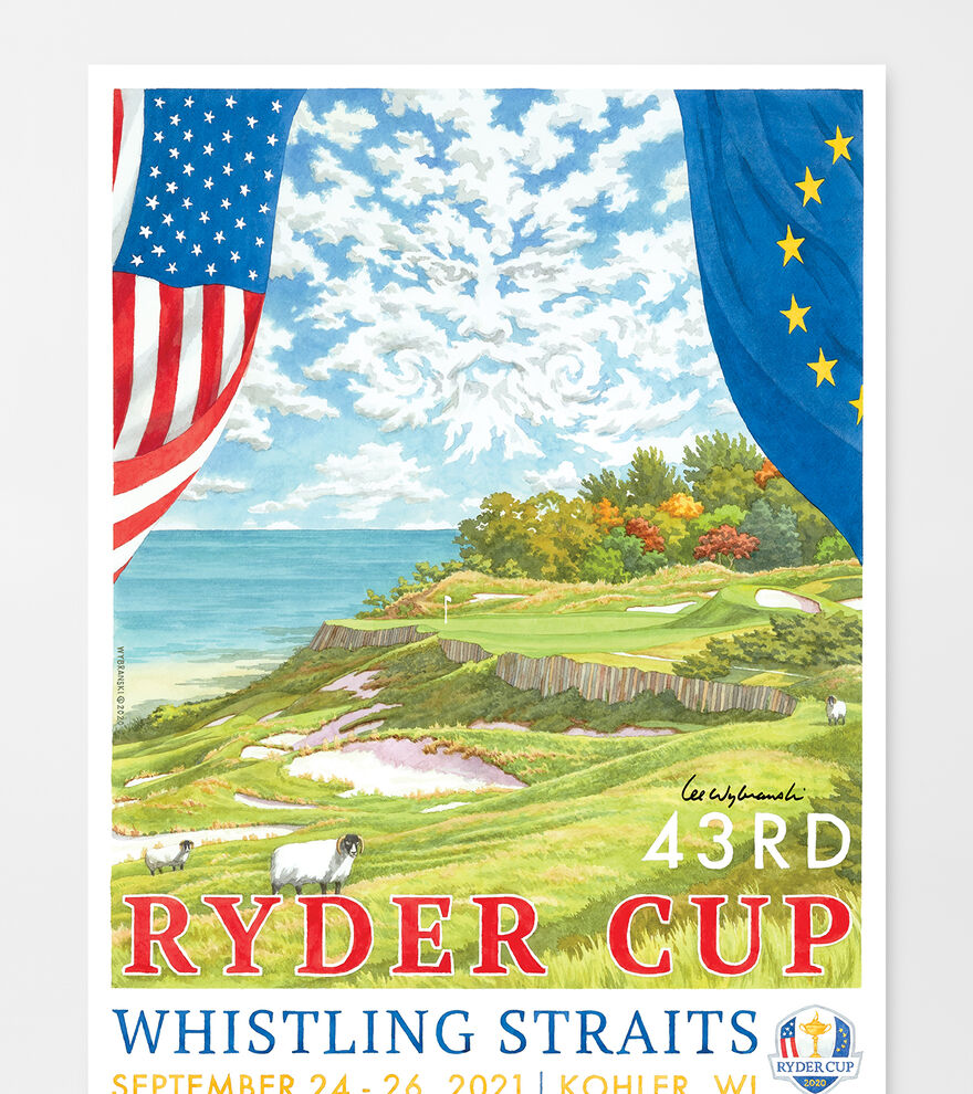 43rd Ryder Cup Limited Edition Poster by Lee Wybranski image number 1