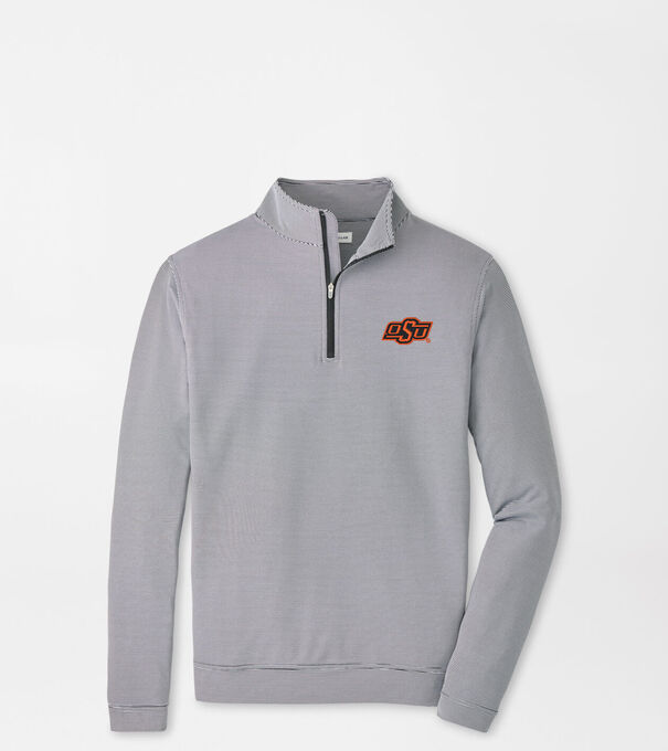 Oklahoma State Perth Sugar Stripe Performance Quarter-Zip