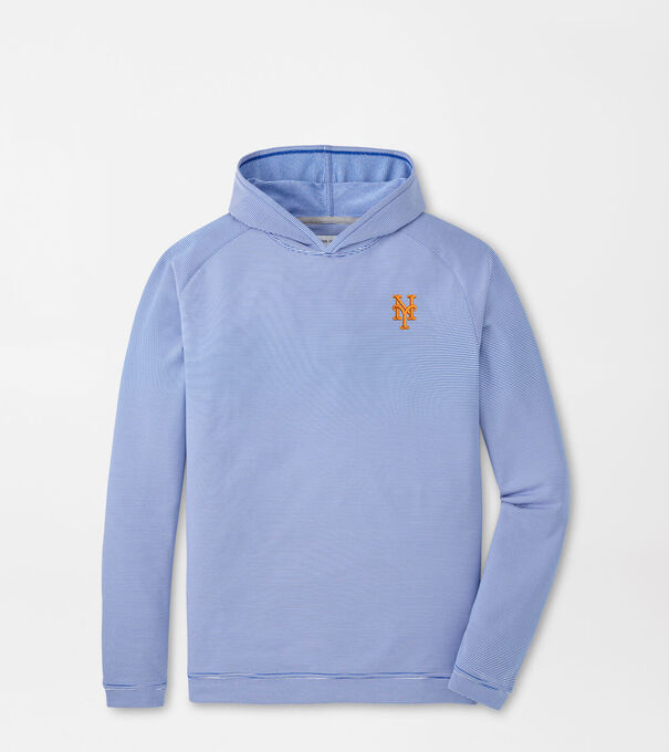 New York Mets Pine Sugar Stripe Performance Hoodie