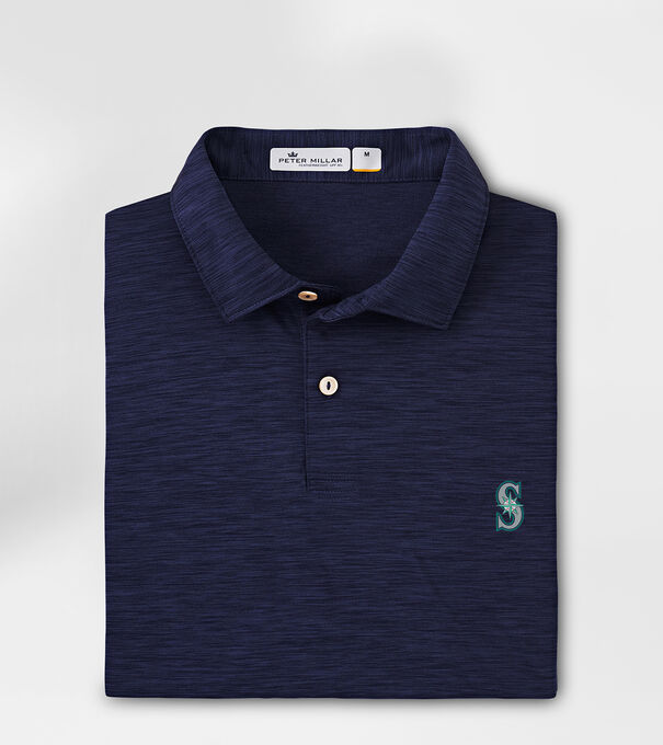Seattle Mariners Featherweight Melange Polo