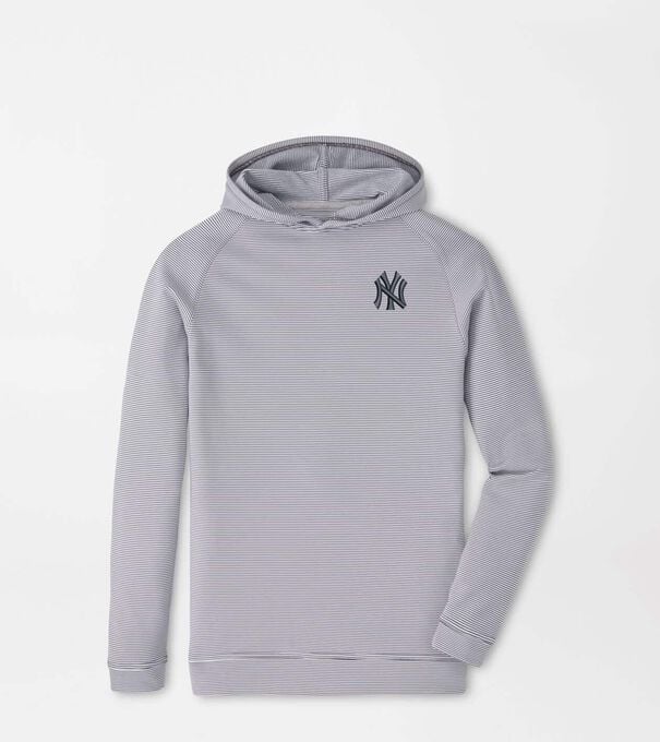 New York Yankees Pine Youth Sugar Stripe Performance Hoodie
