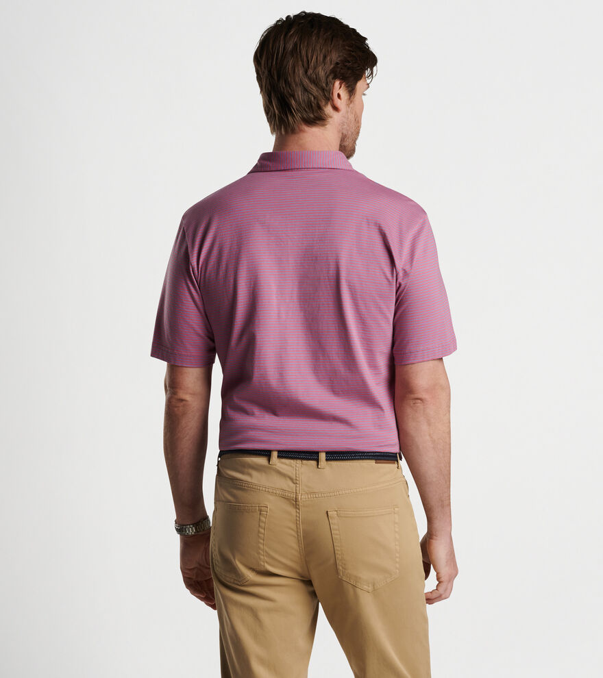 Pilot Mill Halifax Stripe Short-Sleeve Polo image number 3