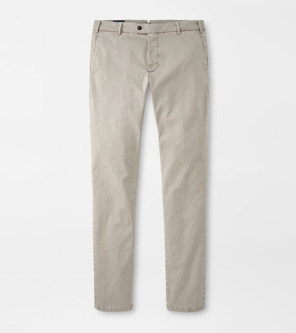 Concorde Garment-Dyed Flat-Front Trouser