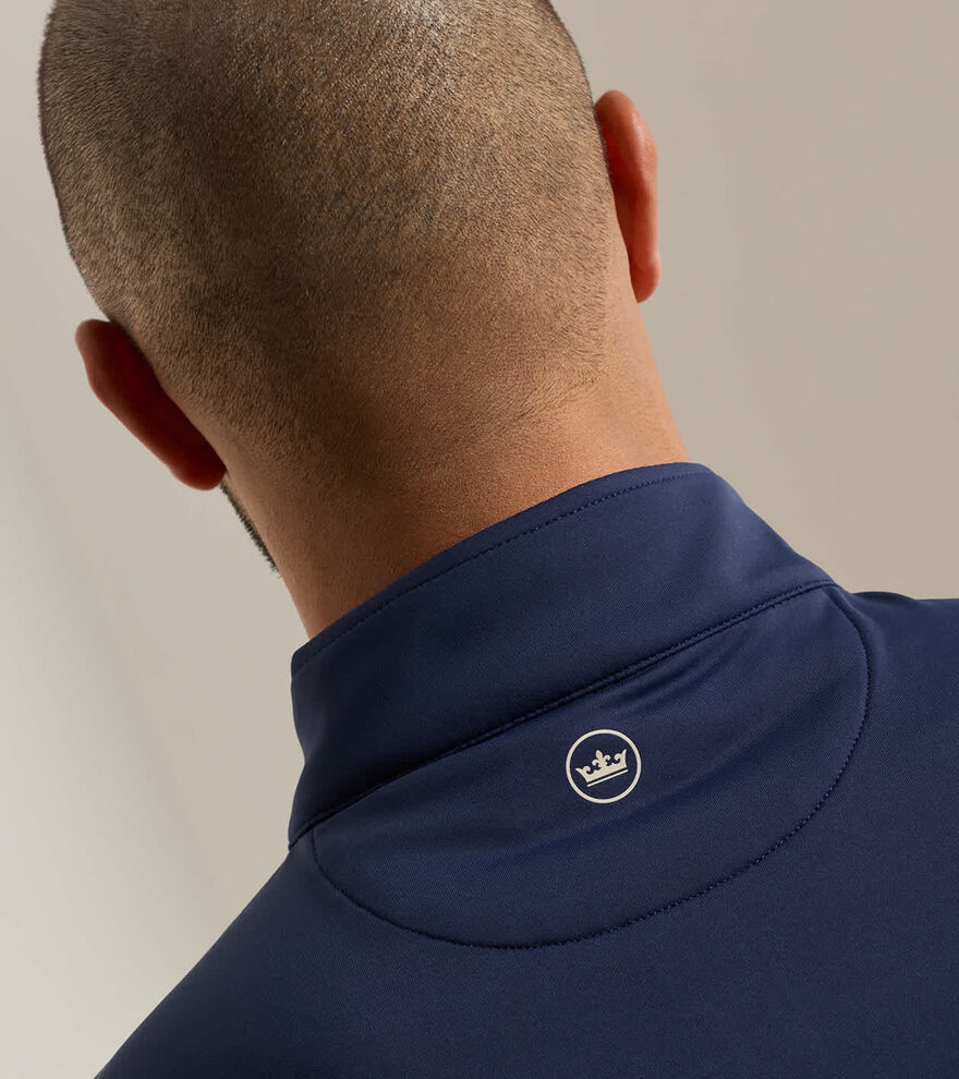 Galway Stretch Loop Terry Quarter-Zip Vest - Alternate Image 3