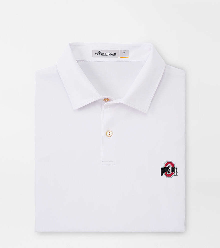 Ohio State Featherweight Melange Polo image number 1