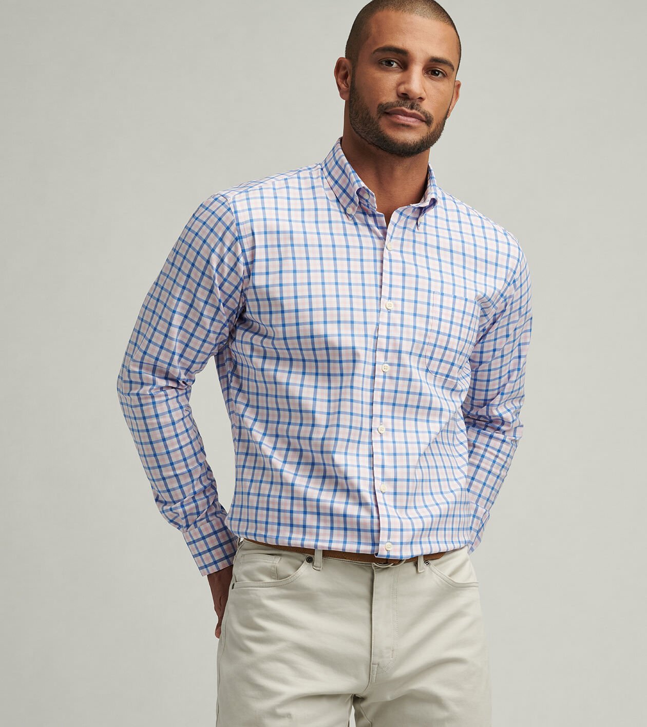 Gardner Crown Lite Cotton-Stretch Sport Shirt | Men's Sport