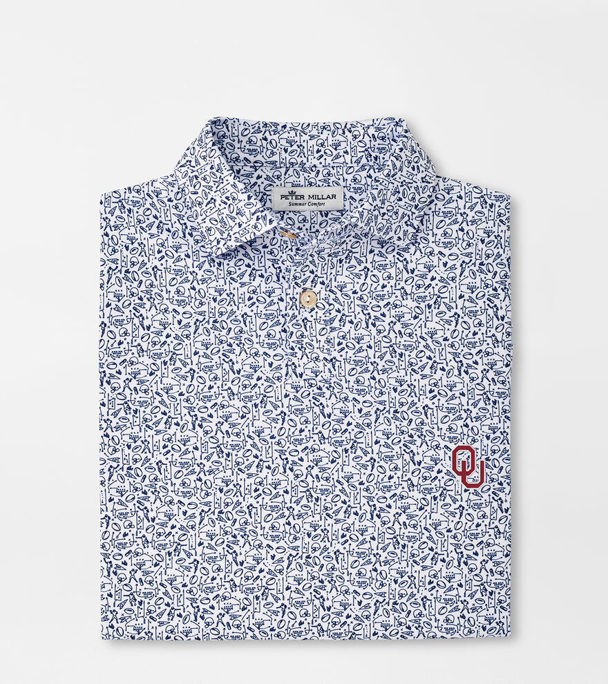 Oklahoma Youth Performance Jersey Polo image number 1