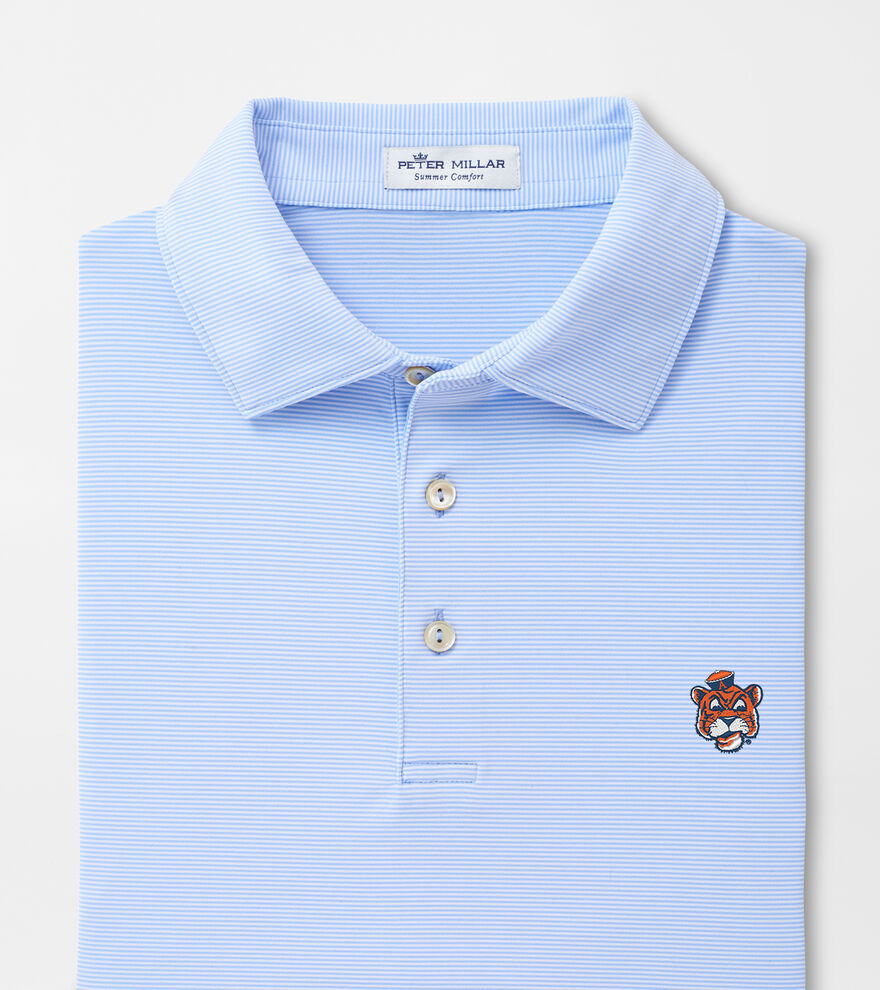 Auburn Jubilee Stripe Performance Polo image number 1