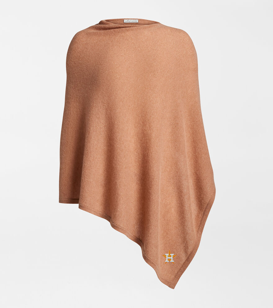 Houston Astros Essential Cashmere Poncho image number 1
