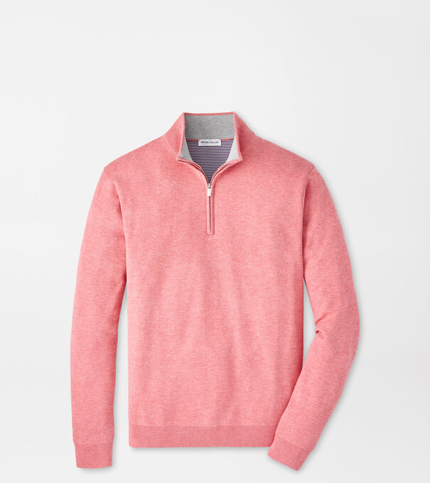 Coolspun Lite Cotton Quarter-Zip Sweater