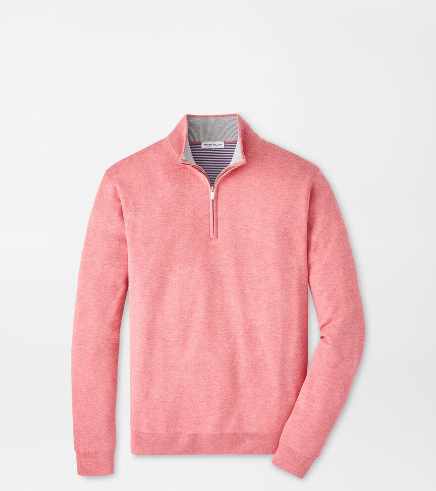 Coolspun Lite Cotton Quarter-Zip Sweater image number 1