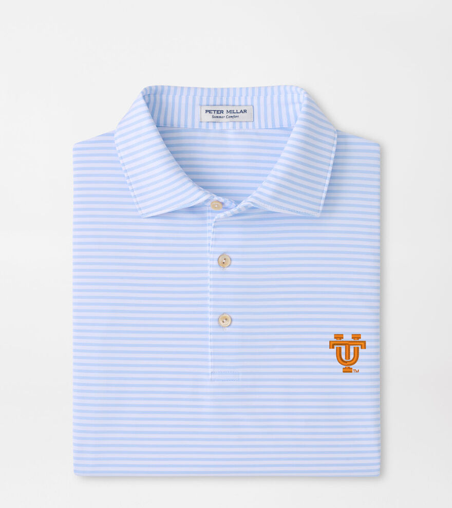 Tennessee Vault Tiebreaker Performance Jersey Stripe Polo