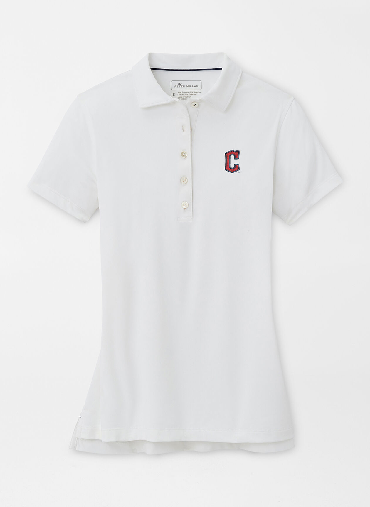 Cleveland Indians Perfect Fit Performance Polo Women's MLB Apparel Peter Millar