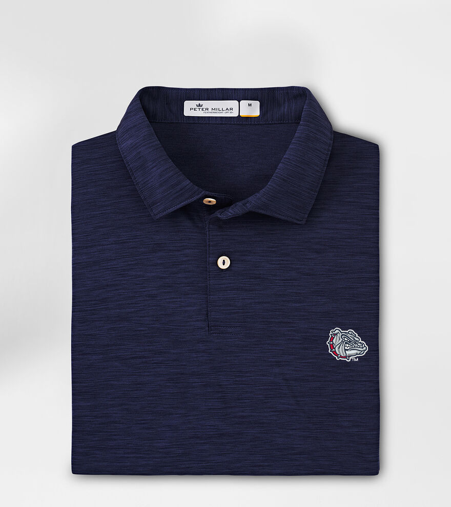 Gonzaga Bulldog Featherweight Melange Polo image number 1
