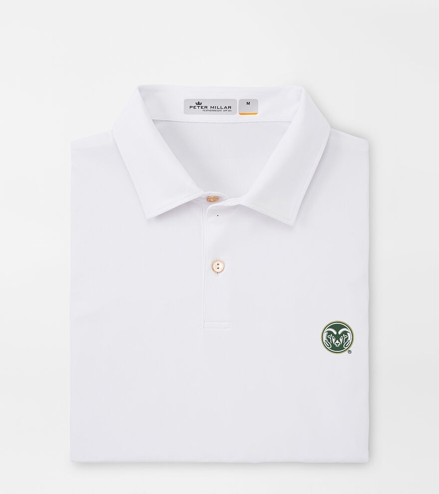 Colorado State Featherweight Melange Polo image number 1