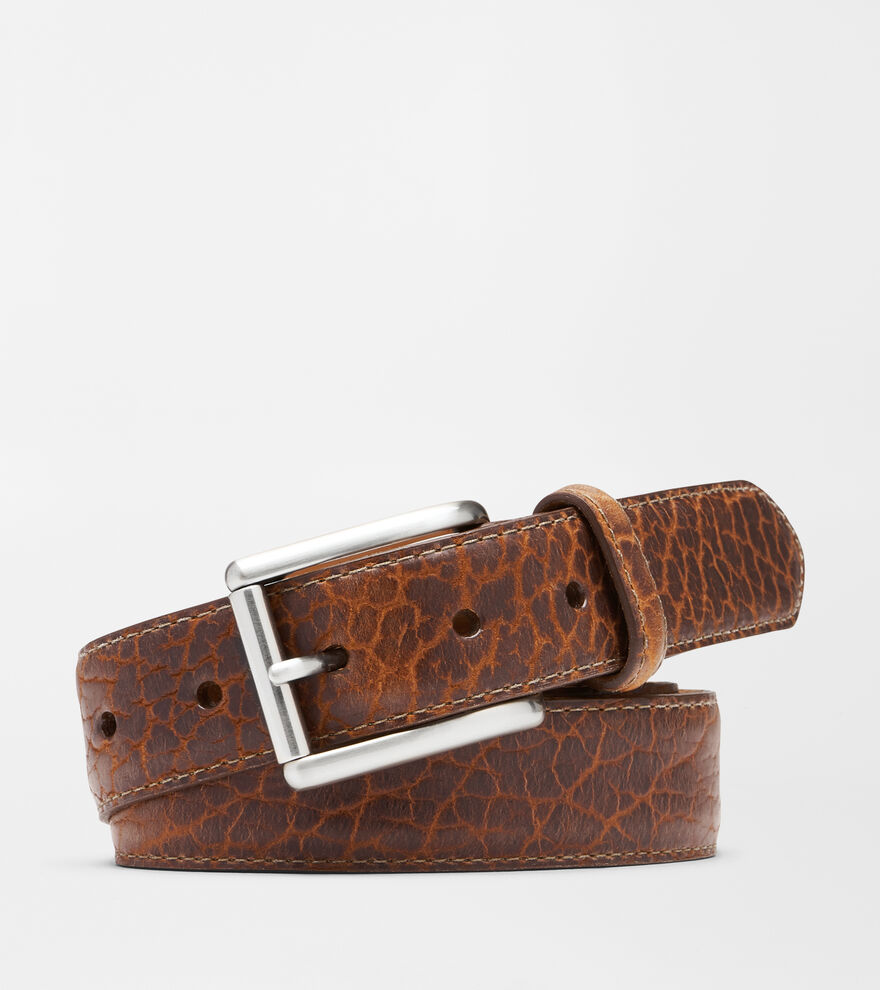 Pebbled Bison Belt
